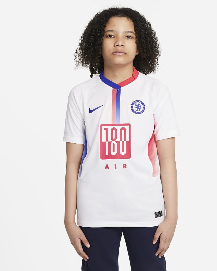 Nike Chelsea FC Stadium Air Max Kids Soccer Za Dječake Dres Bijele | HR-23495CWHQ