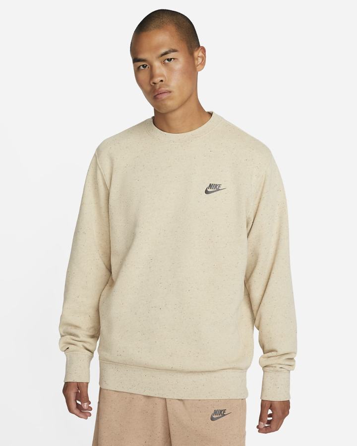 Nike Club Fleece+ Crew Ženske Dukserice Bež | HR-16507AZHL