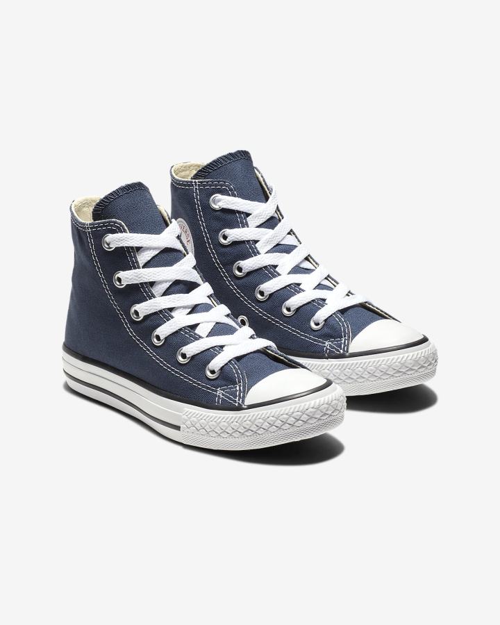 Nike Converse Chuck Taylor All Star High Top Za Djevojčice Visoke Tenisice Tamnoplave | HR-16895JRDS