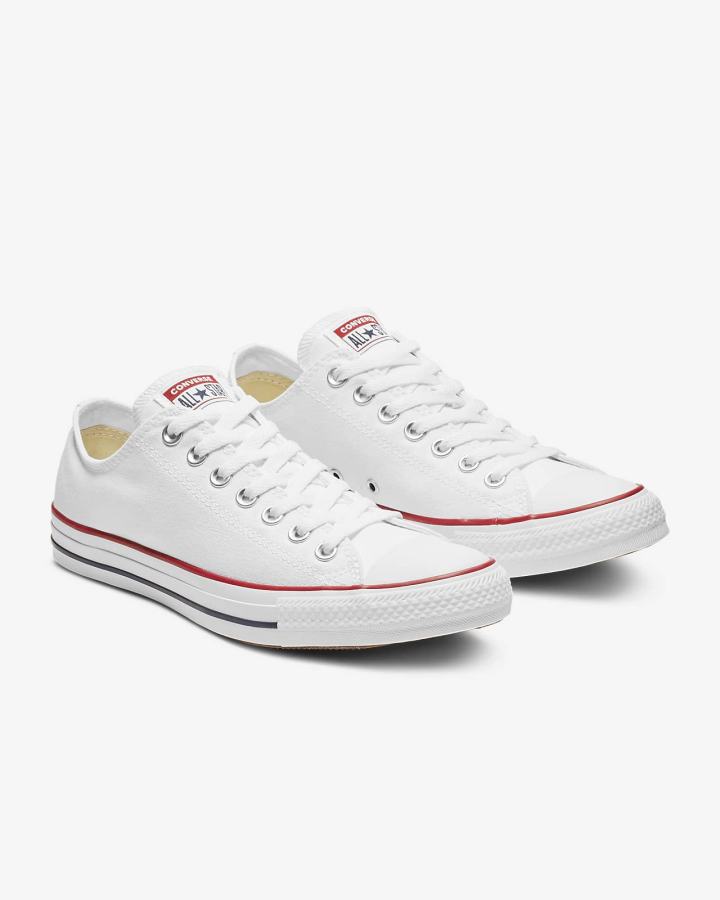 Nike Converse Chuck Taylor All Star Low Top Unisex Ženske Niske Tenisice Bijele | HR-10985CFXN