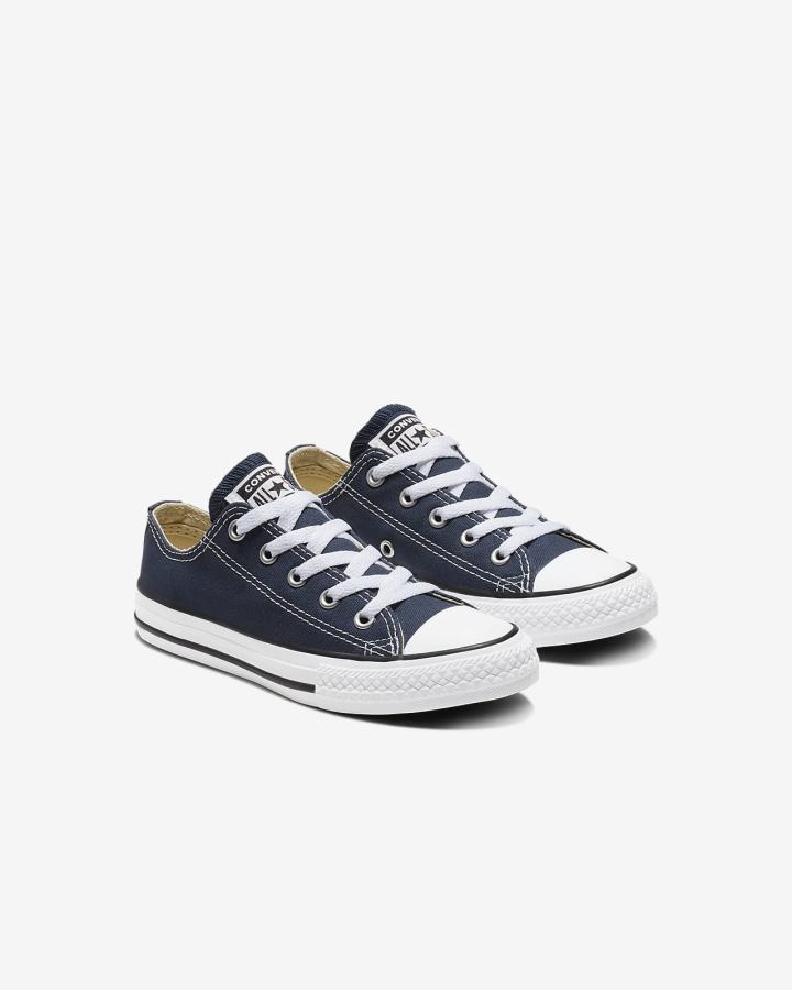 Nike Converse Chuck Taylor All Star Low Top Za Dječake Niske Tenisice Tamnoplave | HR-53290GFTP