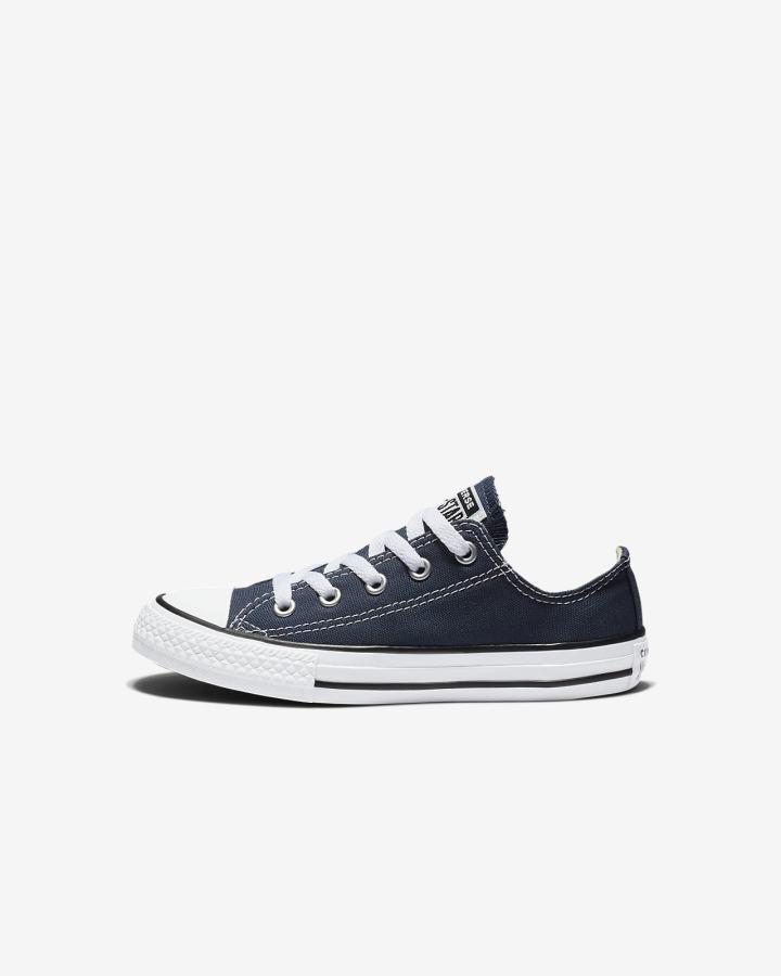 Nike Converse Chuck Taylor All Star Low Top Za Dječake Niske Tenisice Tamnoplave | HR-53290GFTP