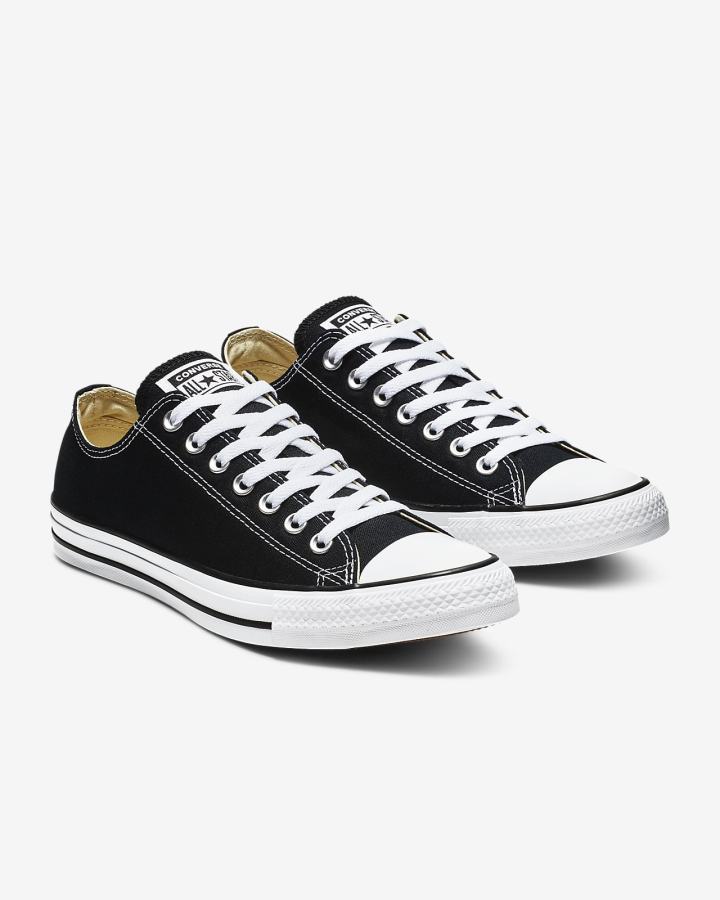 Nike Converse Chuck Taylor All Star Low Top Unisex Ženske Niske Tenisice Crne | HR-59064SPQZ