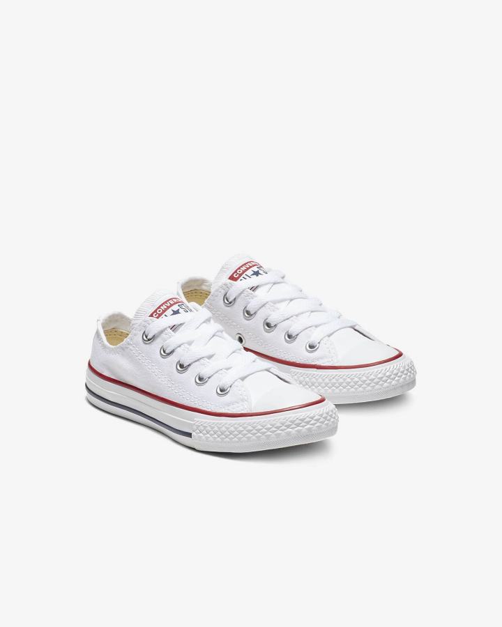 Nike Converse Chuck Taylor All Star Low Top Za Dječake Niske Tenisice Bijele | HR-97530NEAV