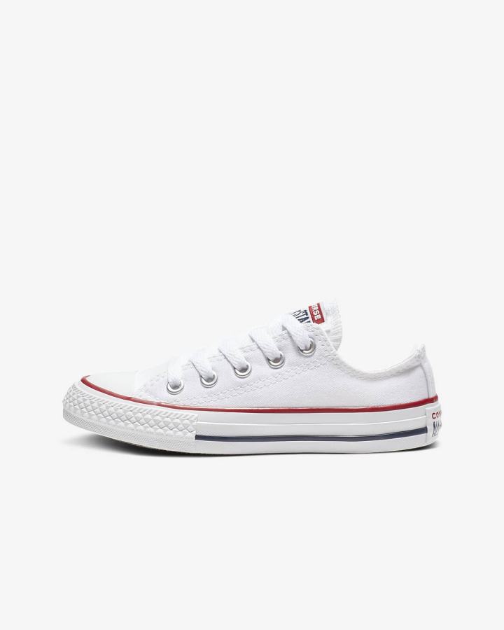 Nike Converse Chuck Taylor All Star Low Top Za Dječake Niske Tenisice Bijele | HR-97530NEAV