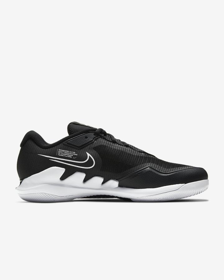 Nike Court Air Zoom Vapor Pro Hard Court Muške Tenisiće Crne Bijele | HR-21793CNOB