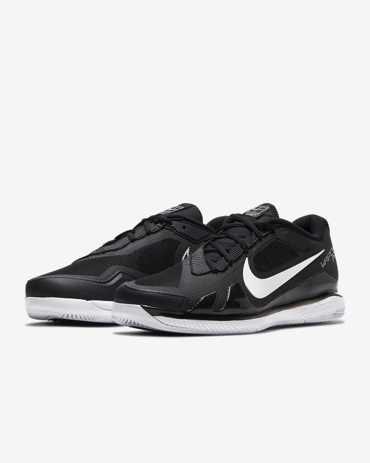 Nike Court Air Zoom Vapor Pro Hard Court Muške Tenisiće Crne Bijele | HR-21793CNOB