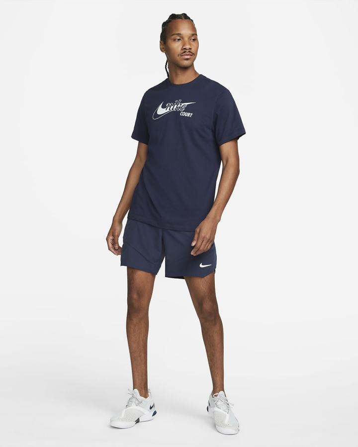 Nike Court Dri-FIT Swoosh Tennis Muške Majice Obsidijanske Menta | HR-71832CBIU