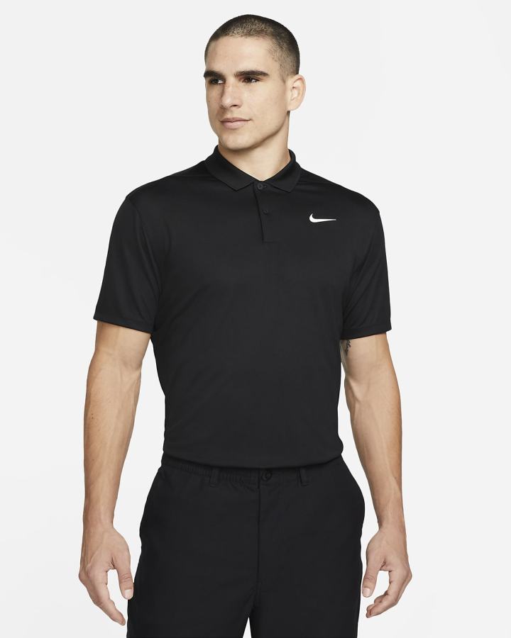 Nike Court Dri-FIT Tennis Muške Polo Majice Crne Bijele | HR-34896FGHP