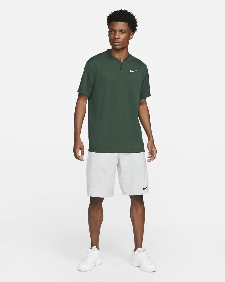 Nike Court Dri-FIT Tennis Muške Polo Majice Zelene Bijele | HR-45271TPSD