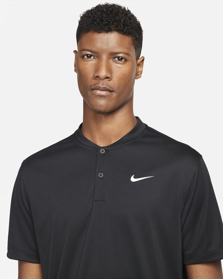 Nike Court Dri-FIT Tennis Muške Polo Majice Crne Bijele | HR-48715HSGR