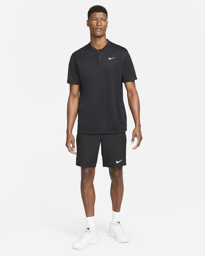 Nike Court Dri-FIT Tennis Muške Polo Majice Crne Bijele | HR-48715HSGR