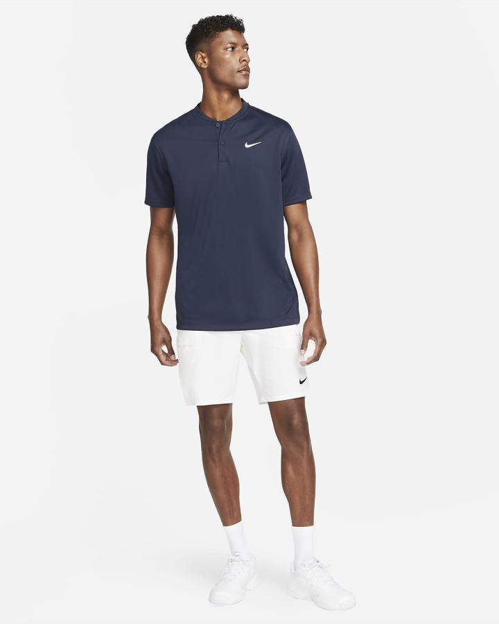 Nike Court Dri-FIT Tennis Muške Polo Majice Obsidijanske Bijele | HR-52613HBEC