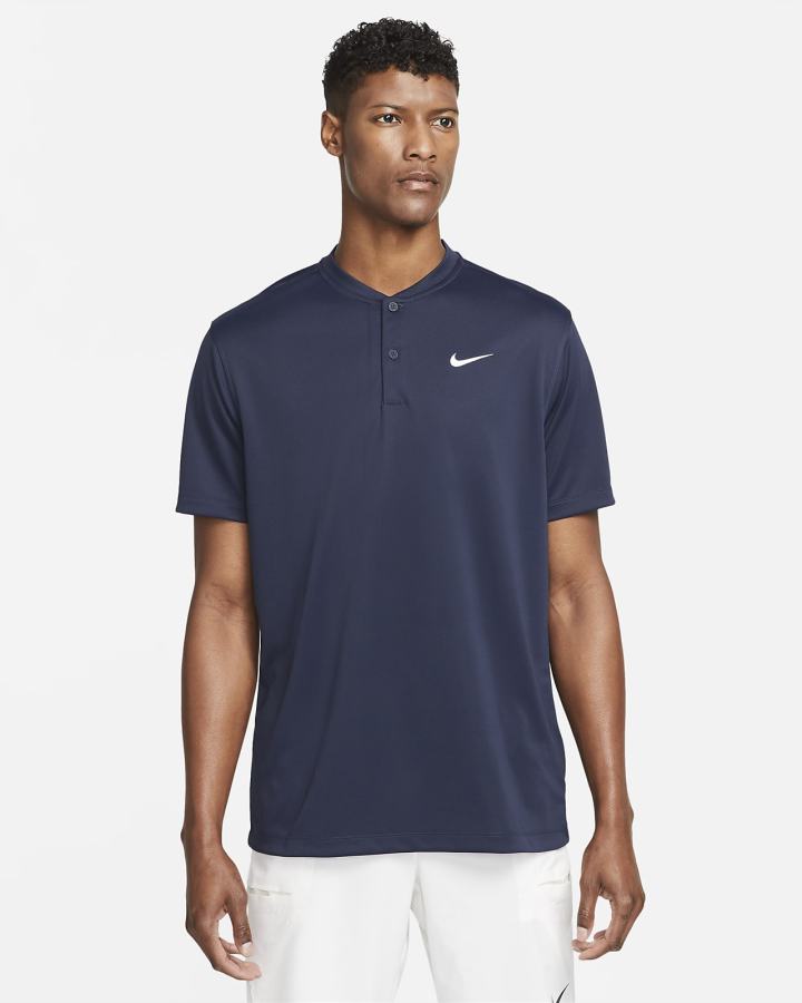 Nike Court Dri-FIT Tennis Muške Polo Majice Obsidijanske Bijele | HR-52613HBEC