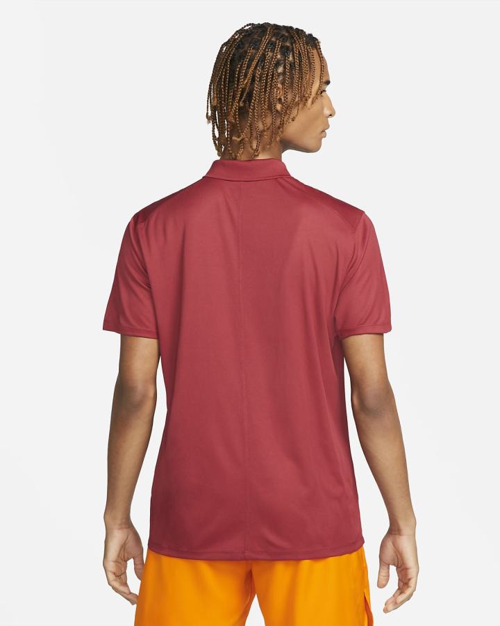 Nike Court Dri-FIT Tennis Muške Polo Majice Bordo Bijele | HR-57462OYSP