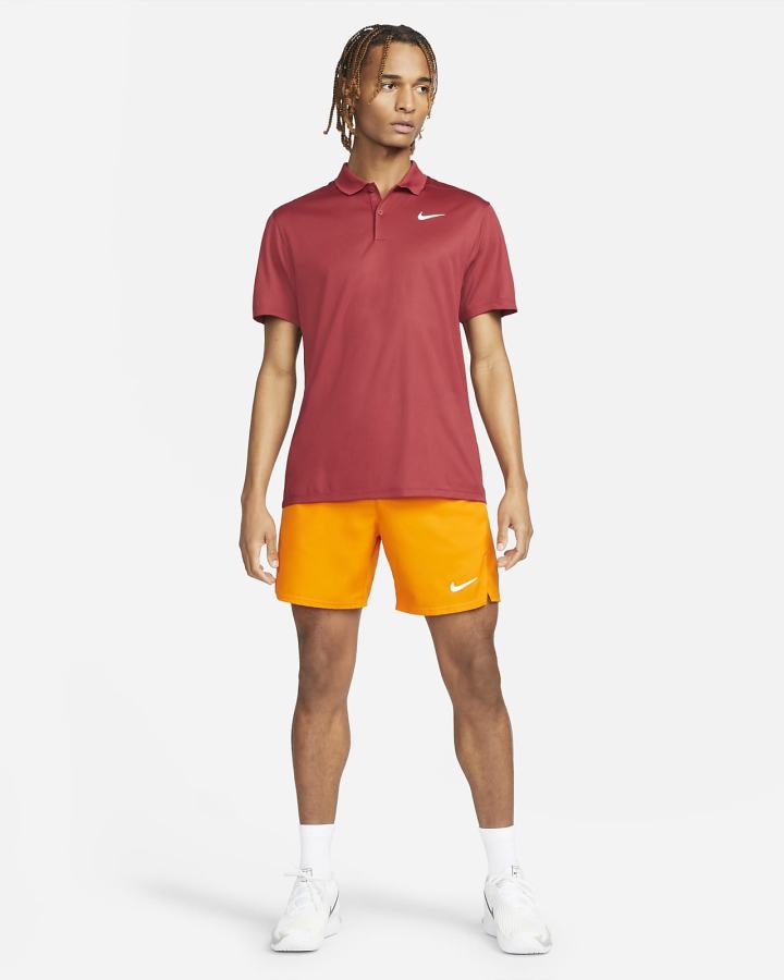 Nike Court Dri-FIT Tennis Muške Polo Majice Bordo Bijele | HR-57462OYSP