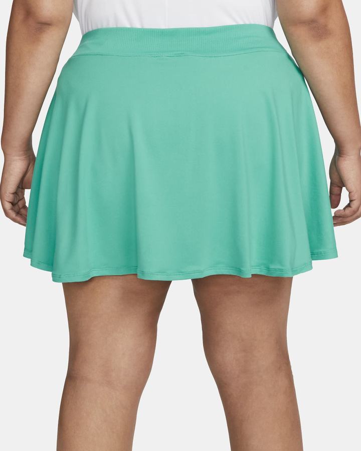 Nike Court Dri-FIT Victory Flouncy Tennis (Plus Size) Ženske Suknje Tirkizne Bijele | HR-20496KJGD