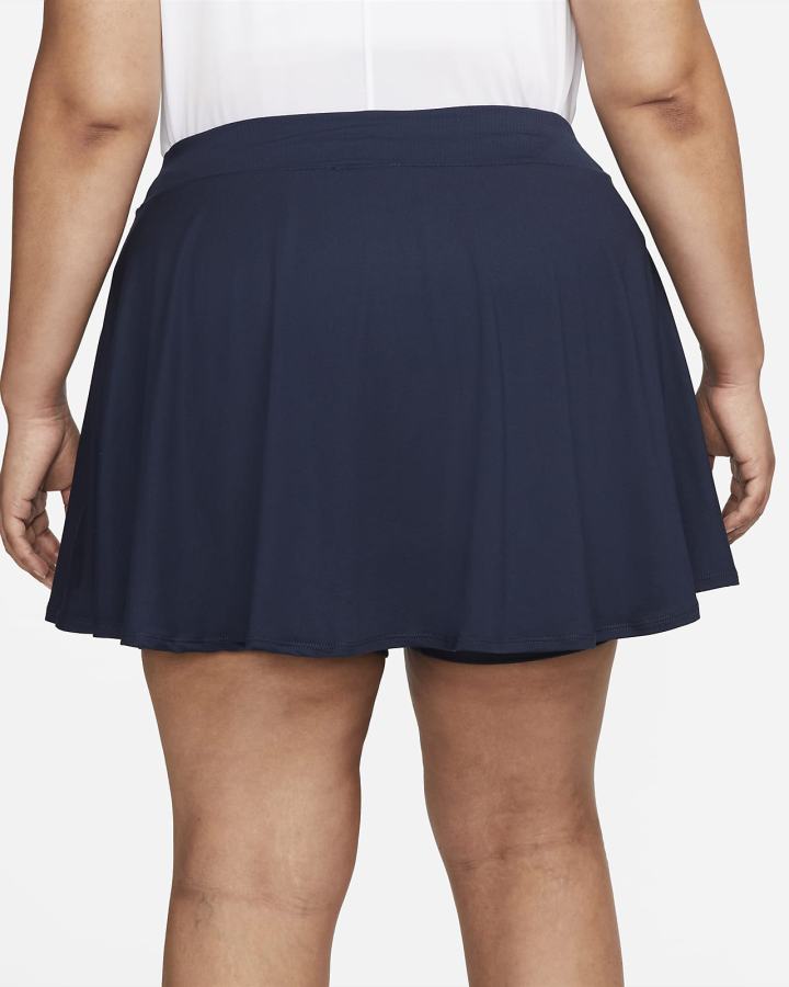 Nike Court Dri-FIT Victory Flouncy Tennis (Plus Size) Ženske Suknje Obsidijanske Bijele | HR-60742ACJF