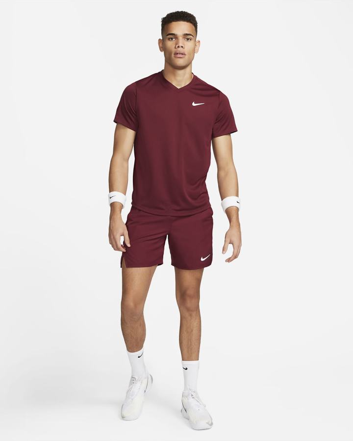 Nike Court Dri-FIT Victory Tennis Top Muške Majice Bijele | HR-02861RHSP