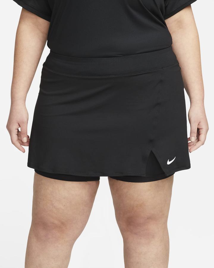 Nike Court Dri-FIT Victory Tennis Ženske Suknje Crne Bijele | HR-42581GXNS