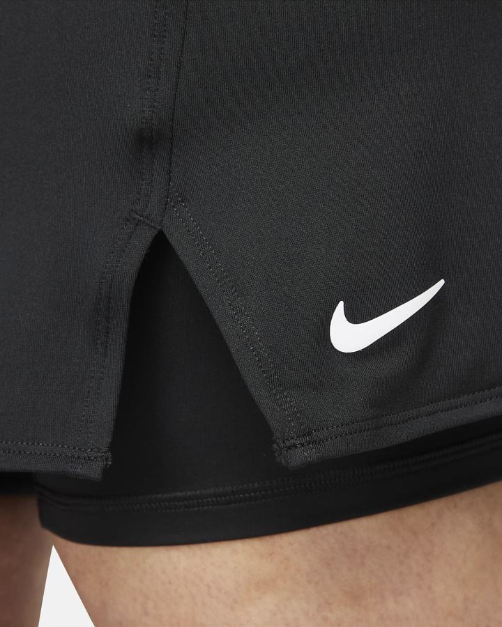 Nike Court Dri-FIT Victory Tennis Ženske Suknje Crne Bijele | HR-42581GXNS