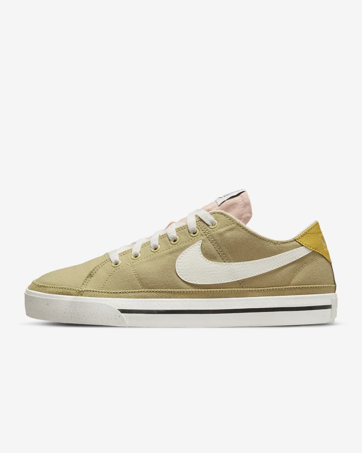 Nike Court Legacy Canvas Next Nature Muške Tenisiće Smeđe Zelene Crne | HR-36491KIMX