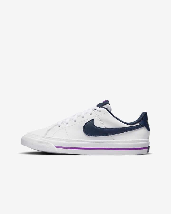 Nike Court Legacy Kids Za Dječake Tenisiće Bijele Menta Ljubičaste Tamnoplave | HR-26934IQKG