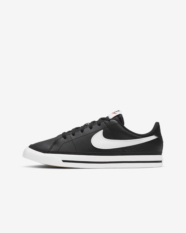 Nike Court Legacy Kids Za Dječake Tenisiće Crne Svijetlo Smeđe Bijele | HR-31749UCBS