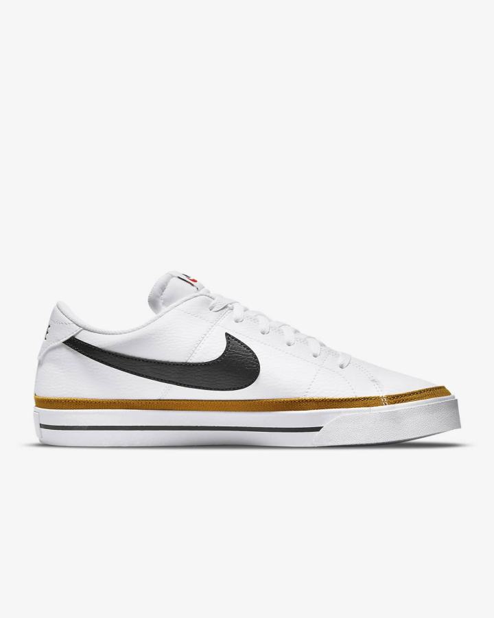 Nike Court Legacy Muške Tenisiće Bijele Crne | HR-35942WIGO