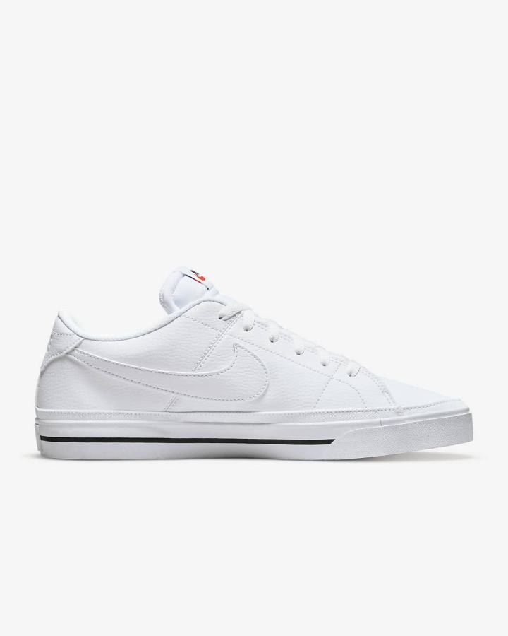 Nike Court Legacy Muške Tenisiće Bijele Crne Bijele | HR-68502QSMO