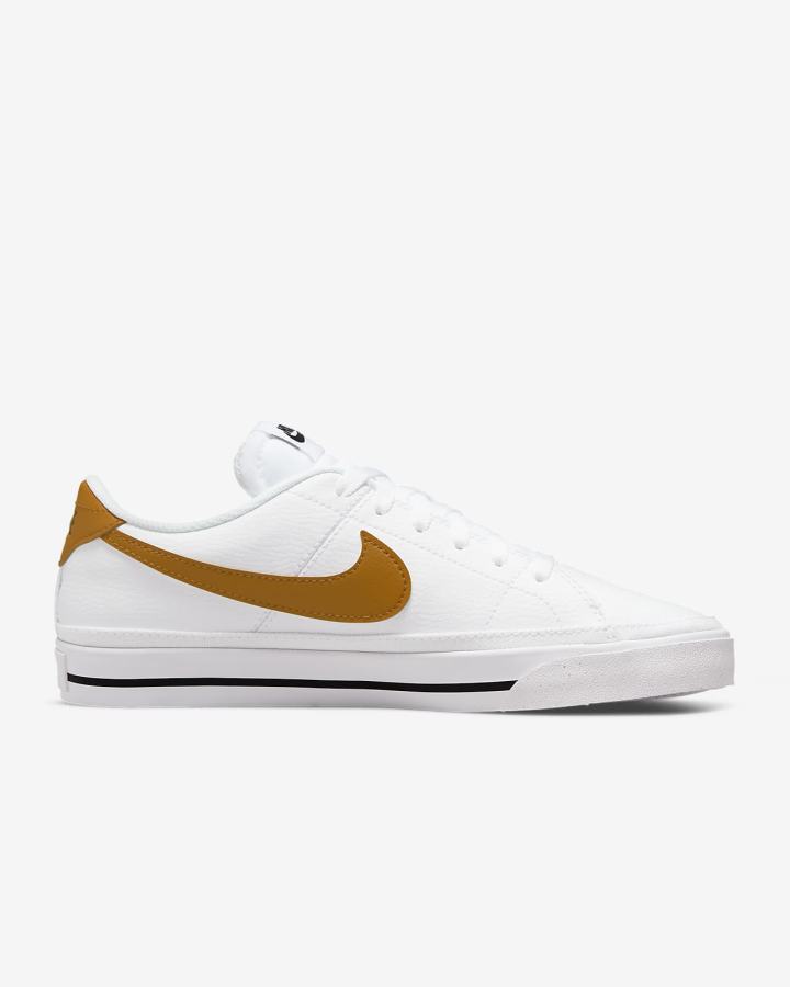 Nike Court Legacy Next Nature Ženske Tenisiće Bijele Crne Zlatne | HR-02679JSKR