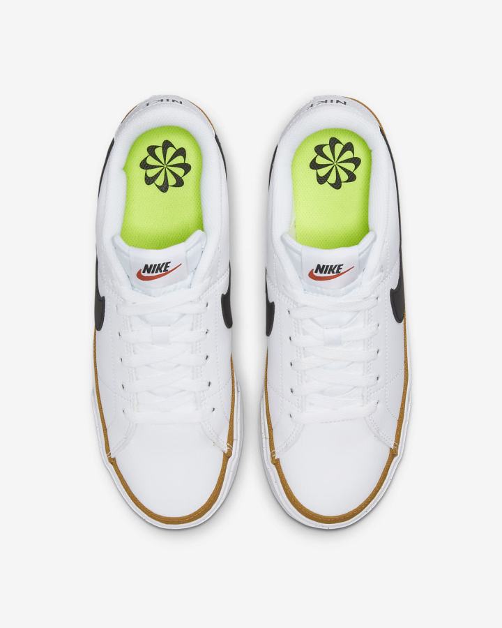 Nike Court Legacy Next Nature Ženske Tenisiće Bijele Narančaste Crne | HR-17260SCXF