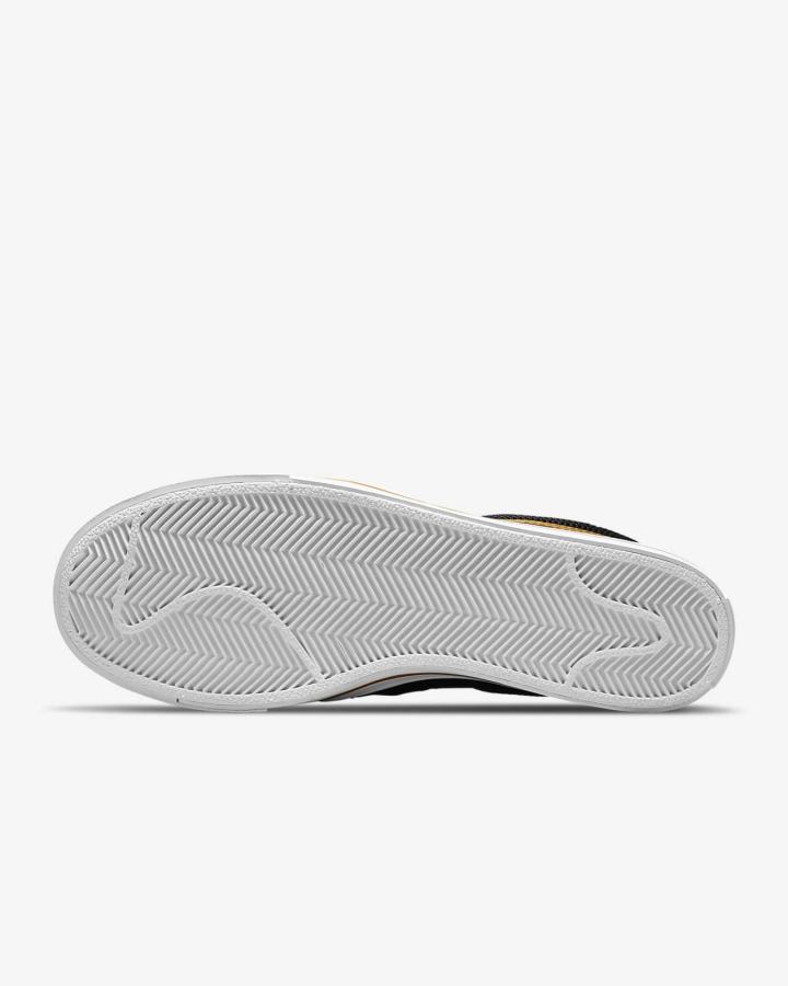 Nike Court Legacy Ženske Slip On Cipele Crne Smeđe Bijele | HR-74582FUDS