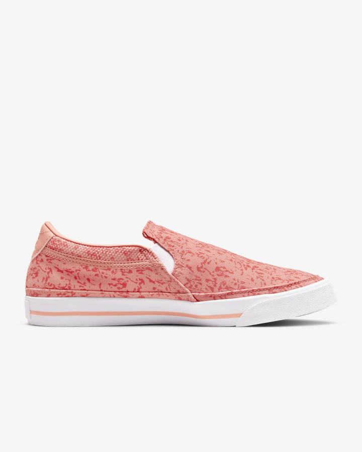 Nike Court Legacy Ženske Slip On Cipele Bijele | HR-87162QXUE