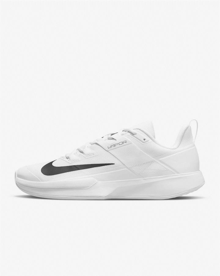 Nike Court Vapor Lite Hard Court Muške Tenisiće Bijele Crne | HR-72031BUHQ