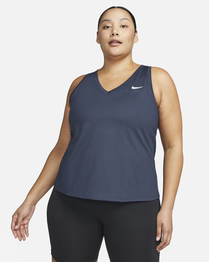 Nike Court Victory Tennis (Plus Size) Ženske Majica Bez Rukava Obsidijanske Bijele | HR-14365BTGV