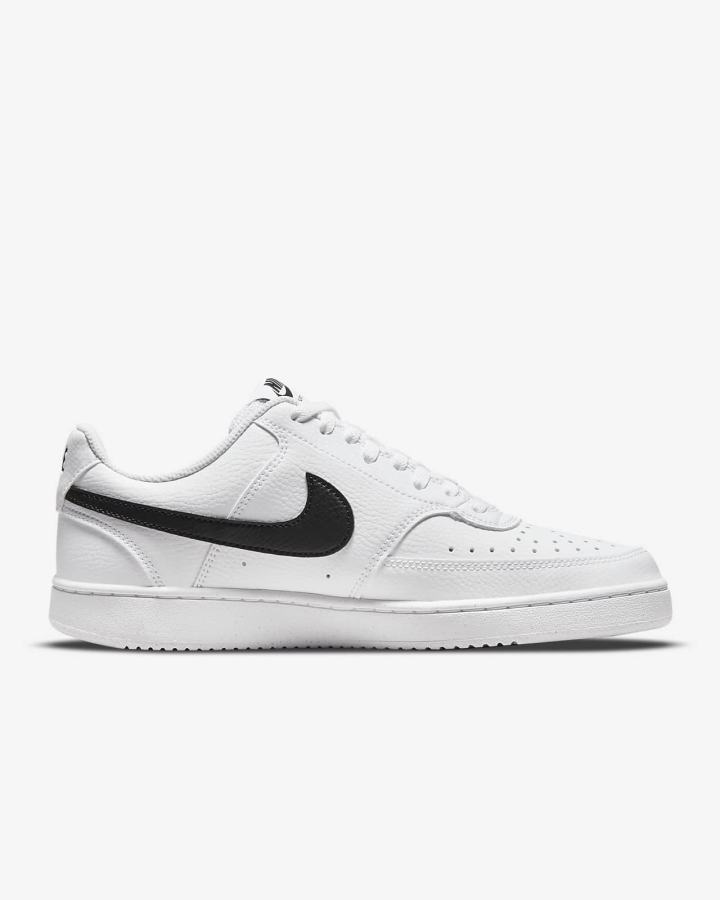 Nike Court Vision Low Next Nature Ženske Tenisiće Bijele Crne | HR-79310NTAE