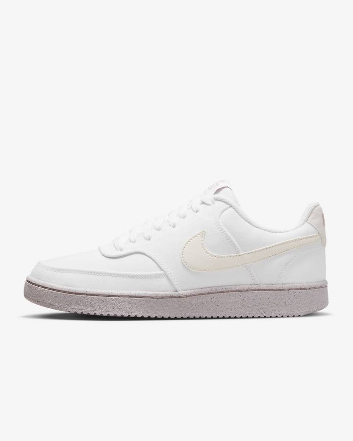 Nike Court Vision Low Next Nature Ženske Tenisiće Bijele Roze | HR-85347YHWG