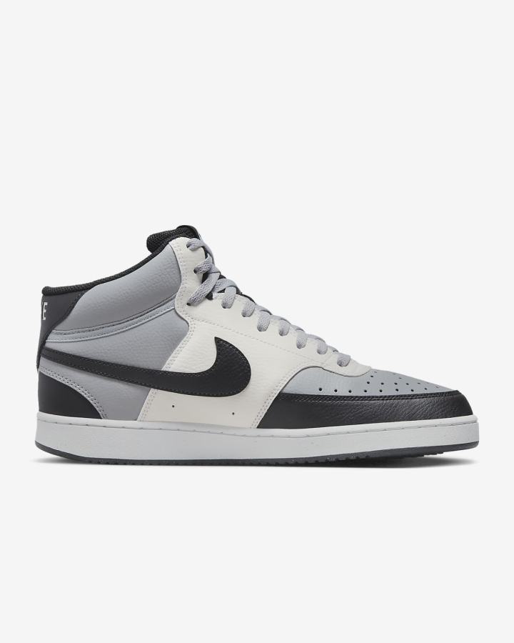 Nike Court Vision Mid Next Nature Muške Tenisiće Svijetlo Sive Crne | HR-08459EZSJ