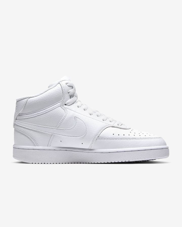 Nike Court Vision Mid Ženske Tenisiće Bijele | HR-74981FYEJ