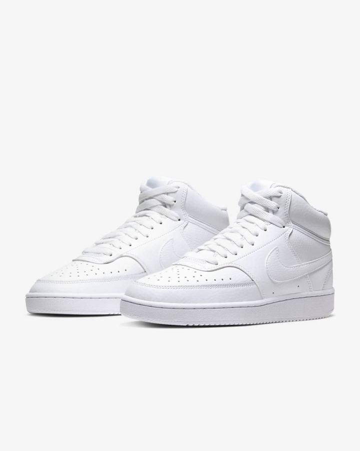 Nike Court Vision Mid Ženske Tenisiće Bijele | HR-74981FYEJ