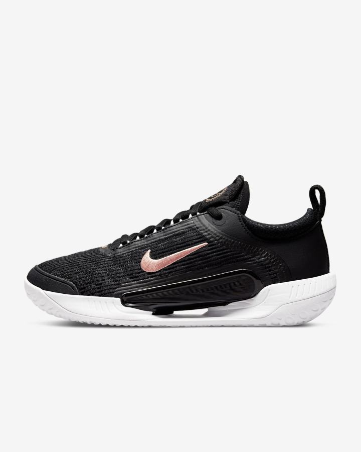 Nike Court Zoom NXT Hard Court Ženske Tenisiće Crne Bijele Metalne Crvene Smeđe | HR-06534EMQG