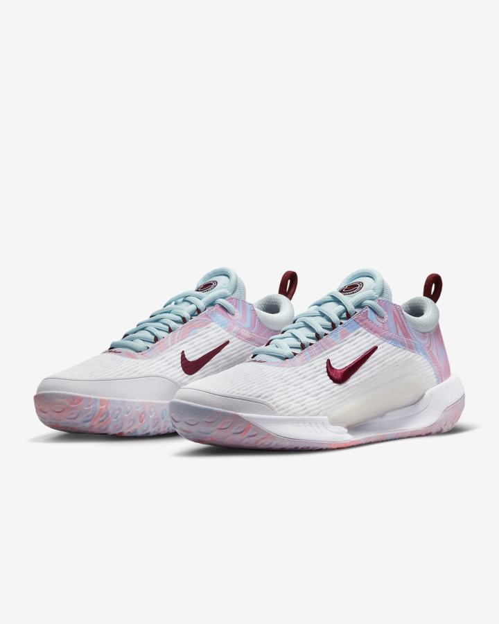 Nike Court Zoom NXT Hard Court Ženske Tenisiće Bijele Plave Narančaste Tamno | HR-27495EMOA