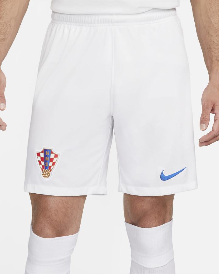 Nike Croatia 2022/23 Stadium Home Dri-FIT Soccer Muške Kratke Hlače Bijele Plave | HR-20713YIJF