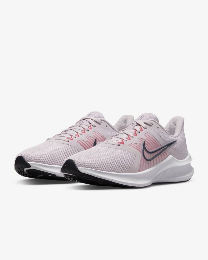 Nike Downshifter 11 Road Ženske Tenisiće Roze Bijele Plave | HR-63782SPIE