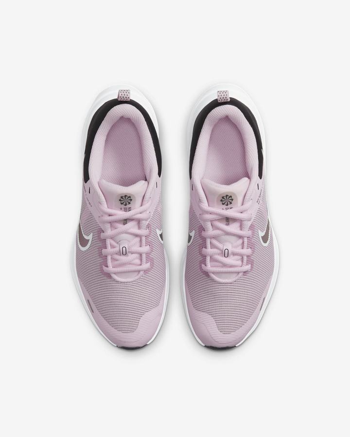 Nike Downshifter 12 Kids Road Za Djevojčice Tenisiće Roze Crne Plave Sive | HR-49783LMKN