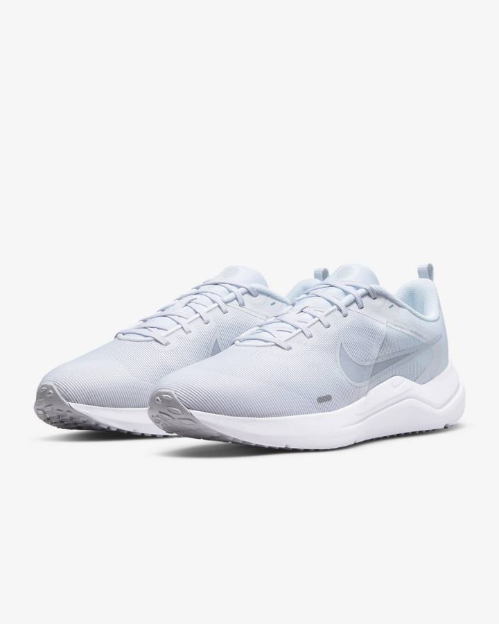 Nike Downshifter 12 Road Muške Tenisiće Bijele Platine | HR-90765CEXO