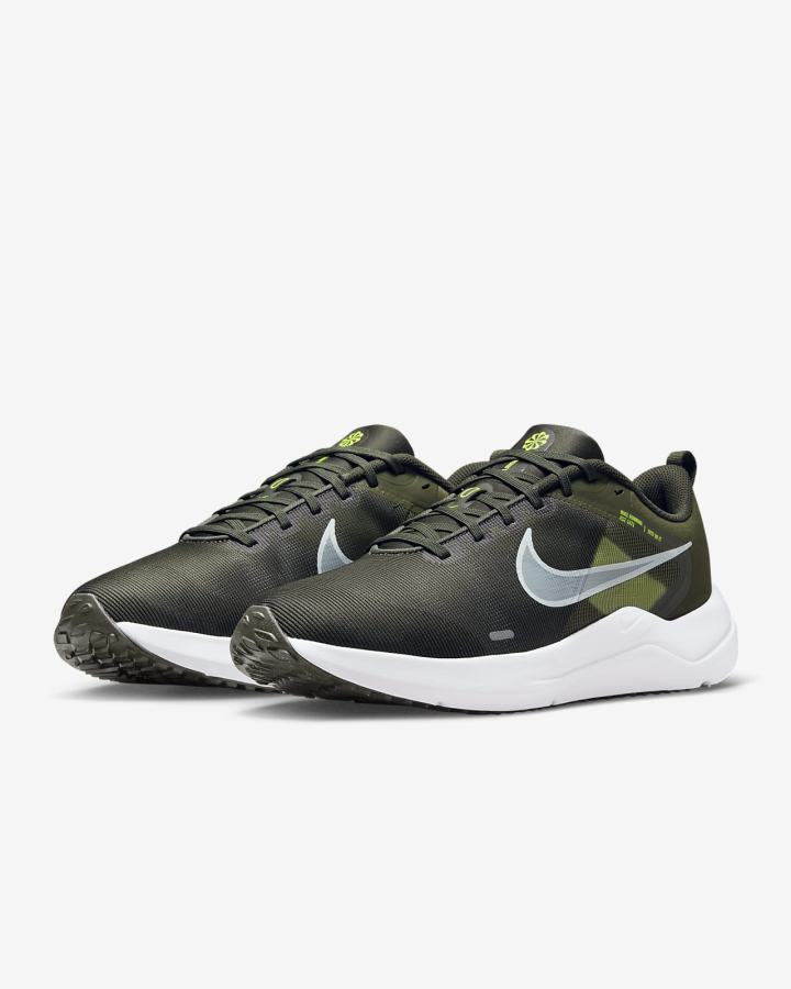 Nike Downshifter 12 Road Muške Tenisiće Kaki Boja Žute Plave | HR-91526ASCO