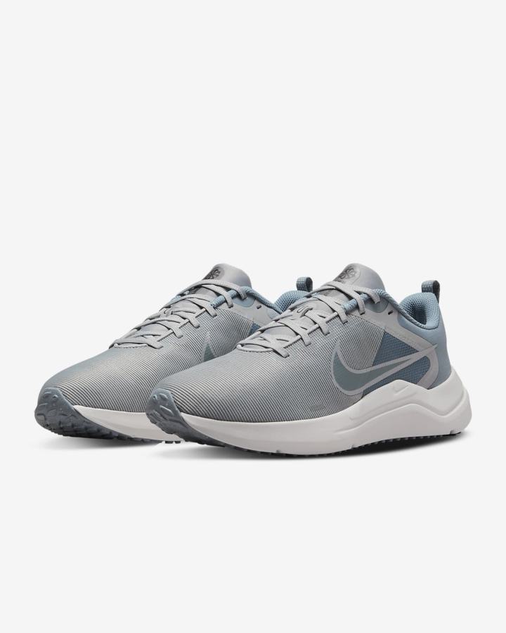 Nike Downshifter 12 Road Muške Tenisiće Svijetlo Sive Metalne Sive | HR-96135KDVA