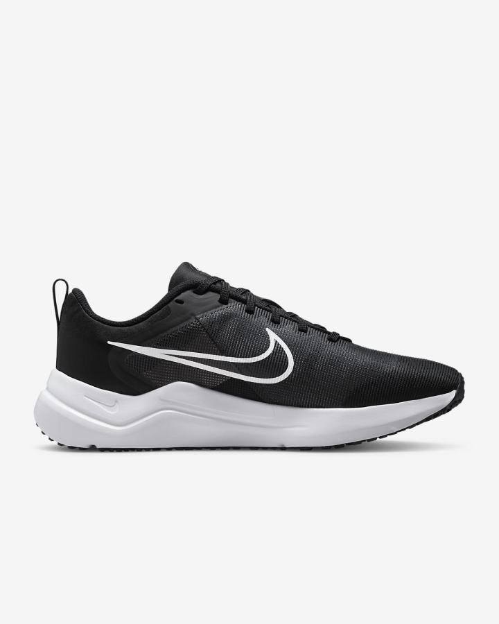 Nike Downshifter 12 Road Ženske Tenisiće Crne Sive Platine Bijele | HR-26915KRGX